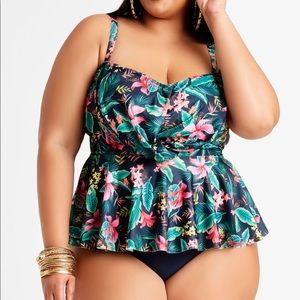 Nicole Miller Peplum 2 Piece Set